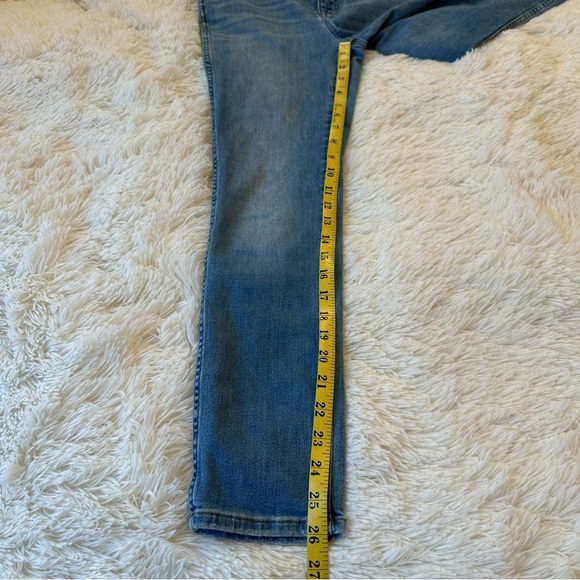 Madewell Blue High Rise 10” Skinny Crop Denim Jeans Size: 26 - Picture 5 of 9